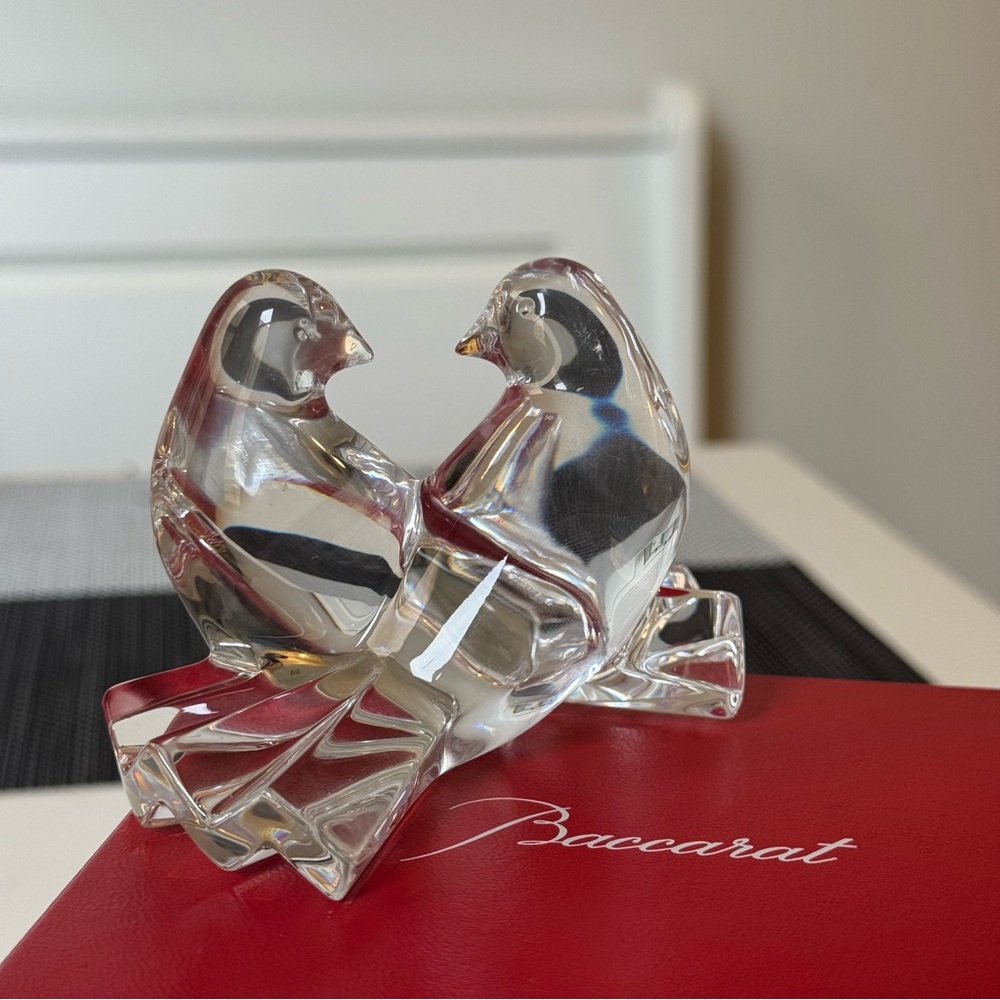 Baccarat Crystal Lovebirds